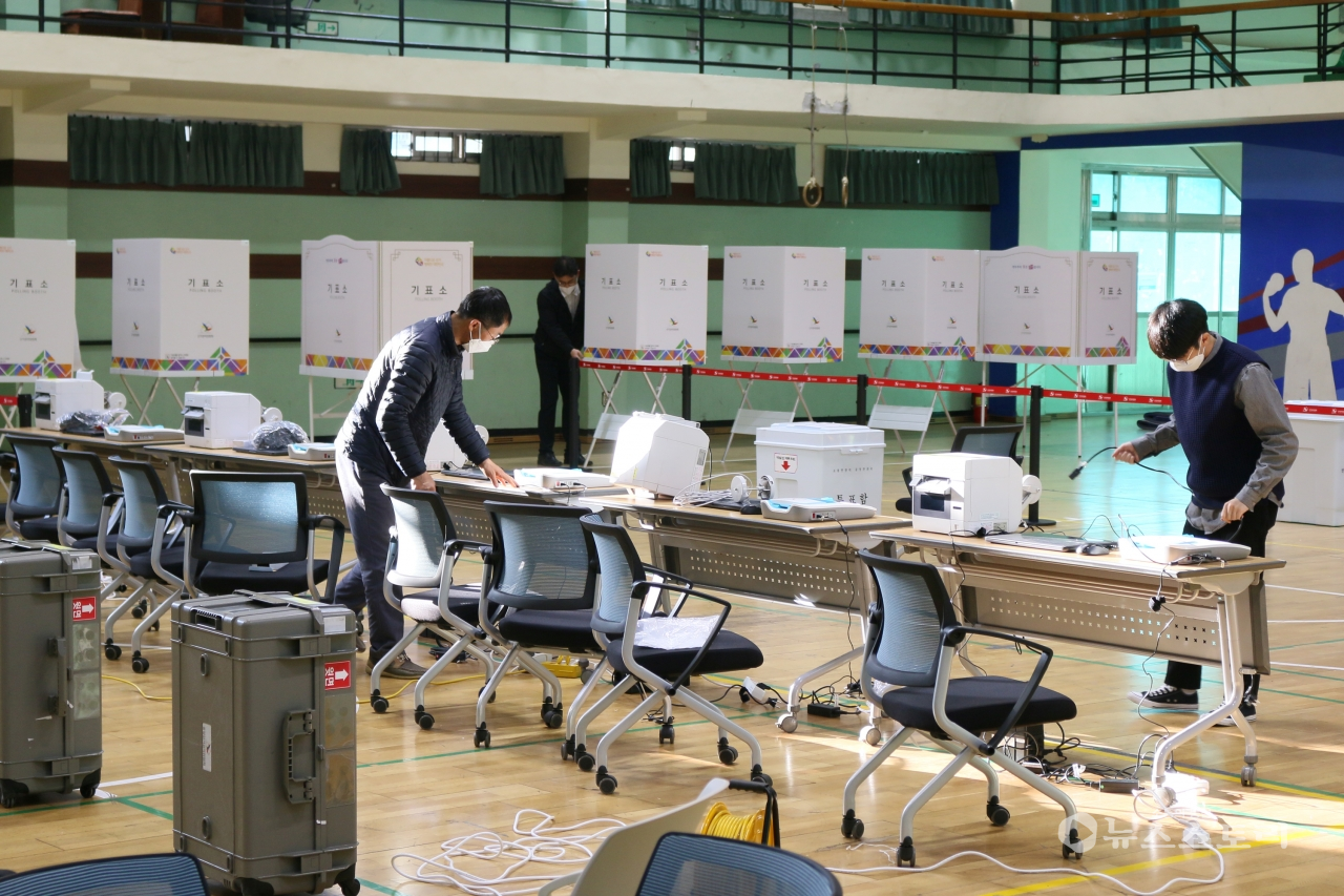 제21대 국회의원선거 사전투표가 10일부터 이틀간 실시된다. ⓒ충남선관위