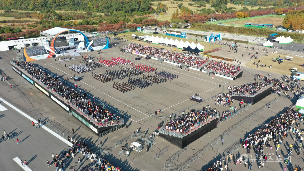 ‘2022계룡세계軍문화엑스포’가 17일 동안의 숨가뻤던 열전을 끝으로 막을 내렸다. ⓒ조직위