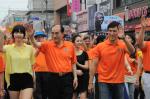 (포토)보령머드축제 거리퍼레이드 참여한 홍보대사들
