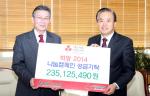 충남교육청 '희망2014 나눔캠페인' 2억 3천여만원 기탁