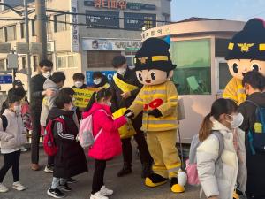 서천소방서, 한국119청소년단과 화재예방 캠페인 실시