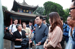 김태흠 충남지사, 중국 시안비림박물관 벤치마킹 '보령 빛돌숲 제대로 조성' 당부